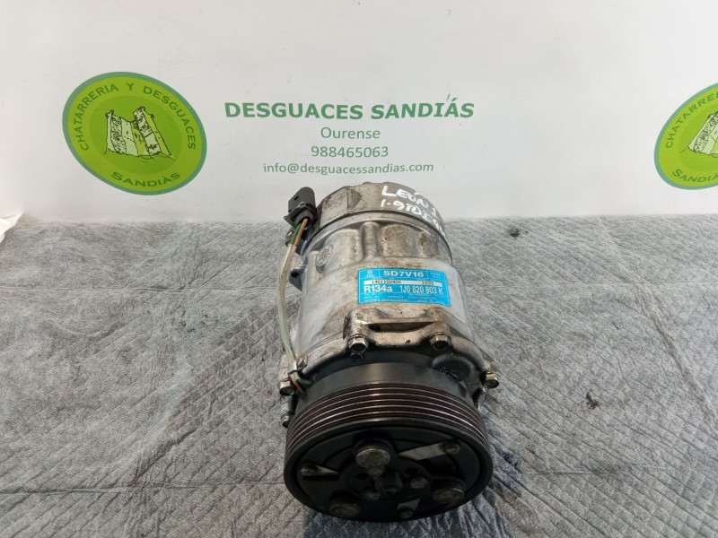 Recambio de compresor aire acondicionado para seat león referencia OEM IAM 1J0820803K SD7V16 