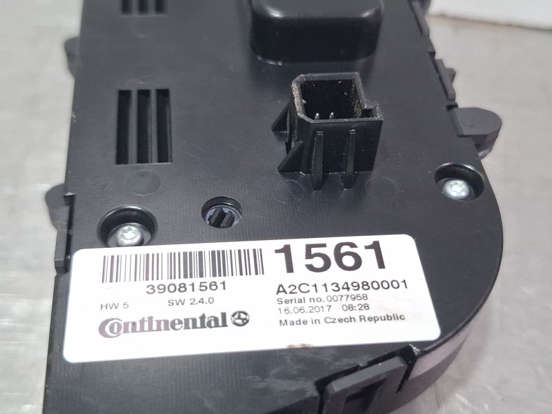 Recambio de mando climatizador para opel mokka / mokka x (j13) 1.6 cdti 4x4 (_76) referencia OEM IAM 39081561 /A2C1134980001  