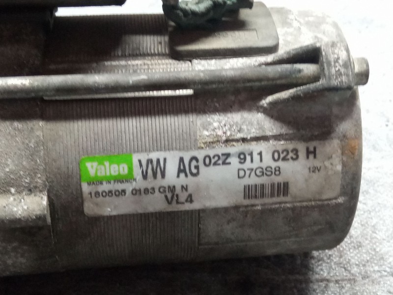 Recambio de motor arranque 11 dientes para volkswagen golf referencia OEM IAM AG02Z911023H  