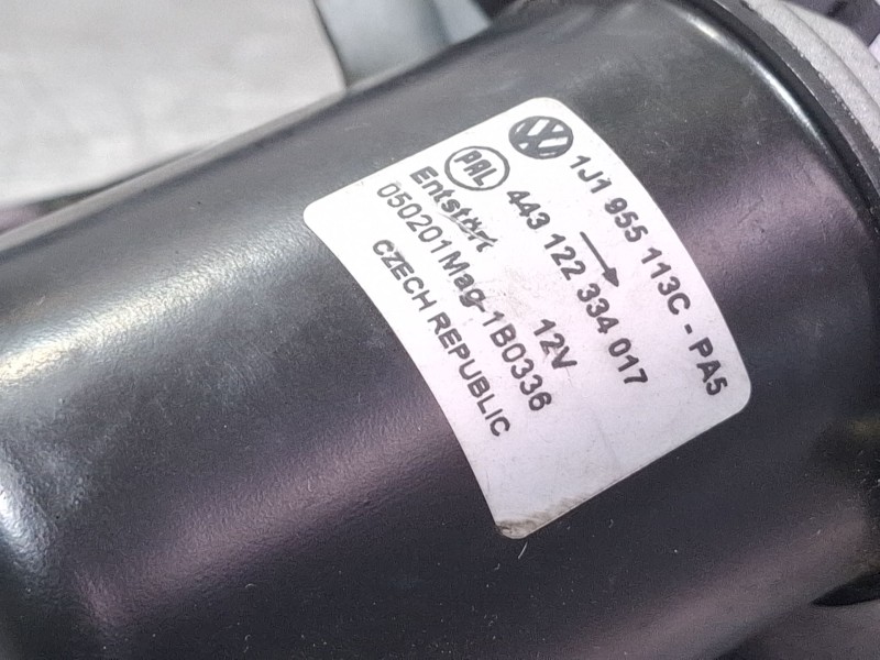 Recambio de motor limpiaparabrisas delantero para seat leon 1.6 referencia OEM IAM 1J1955113C / 443122334017  