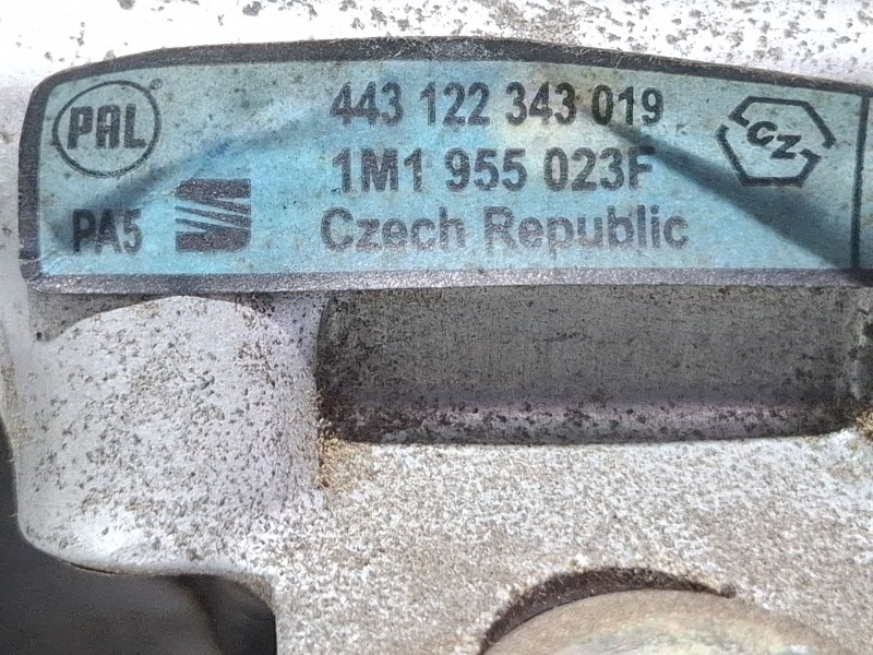 Recambio de motor limpiaparabrisas delantero para seat leon 1.6 referencia OEM IAM 1J1955113C / 443122334017  