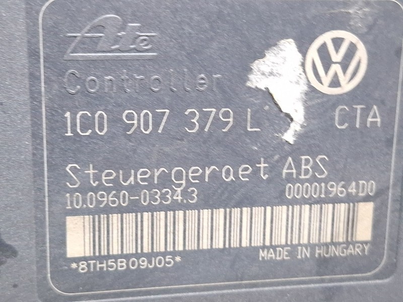 Recambio de modulo abs para seat leon 1.6 referencia OEM IAM 1J0614117 / 1C0907379L  
