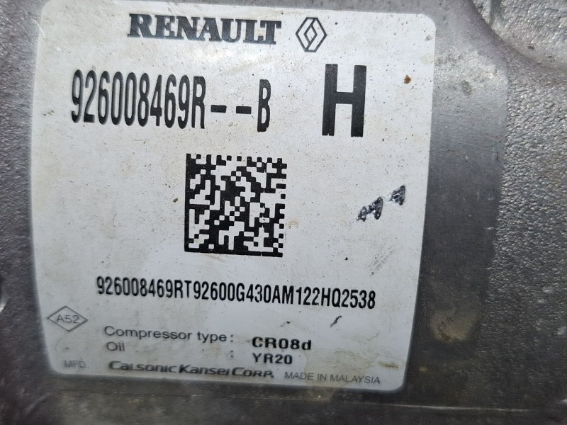 Recambio de compresor aire acondicionado para dacia sandero iii 1.0 tce 90 referencia OEM IAM 926008469R-B  