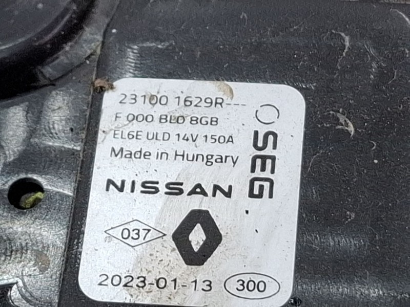 Recambio de alternador para dacia sandero iii 1.0 tce 90 referencia OEM IAM 231001629R  