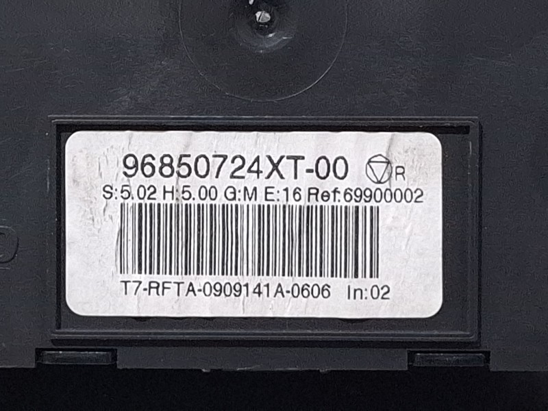 Recambio de mando calefaccion aire acondicionado para peugeot 308 sw i (4e_, 4h_) 1.6 hdi referencia OEM IAM 96850724XT  