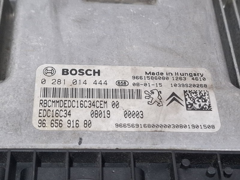 Recambio de centralita motor para citroën nemo referencia OEM IAM 0281014444 / 9665691680  