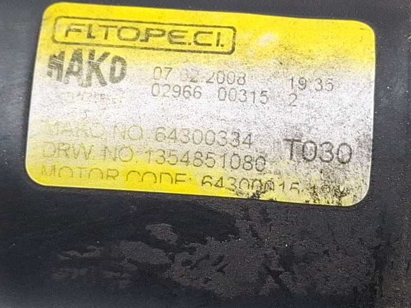 Recambio de motor limpiaparabrisas delantero para citroën nemo referencia OEM IAM 64300334  
