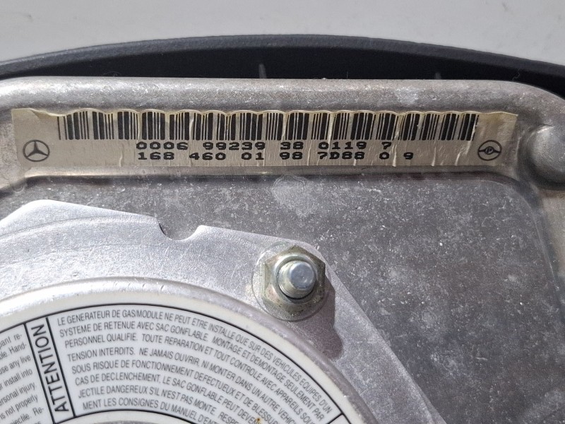 Recambio de airbag de volante para daimler chrysler a 170 cdi referencia OEM IAM 16389919  