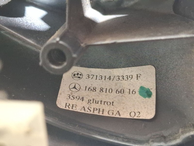 Recambio de espejo retrovisor derecho electrico para daimler chrysler a 170 cdi referencia OEM IAM 1688106016  