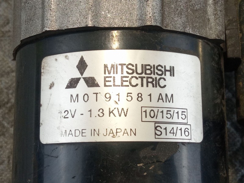 Recambio de motor arranque para nissan micra referencia OEM IAM M0T91581AM  