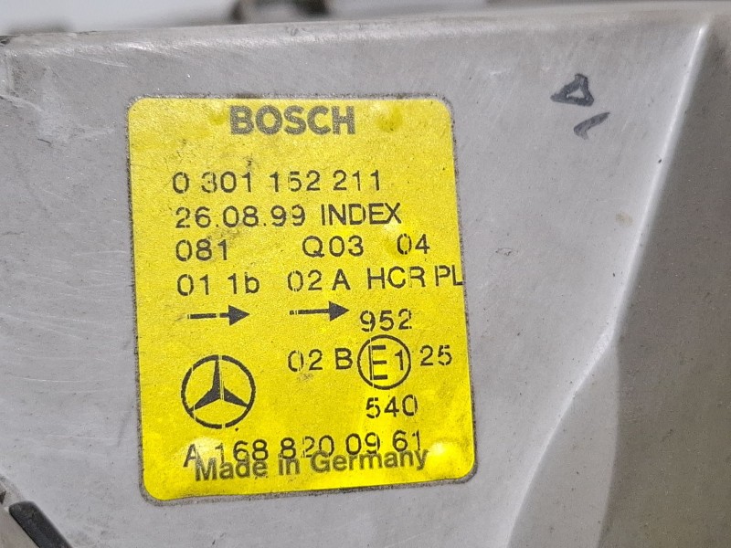 Recambio de faro delantero izquierdo para daimler chrysler a 170 cdi referencia OEM IAM A1688200961 / 1305235514  