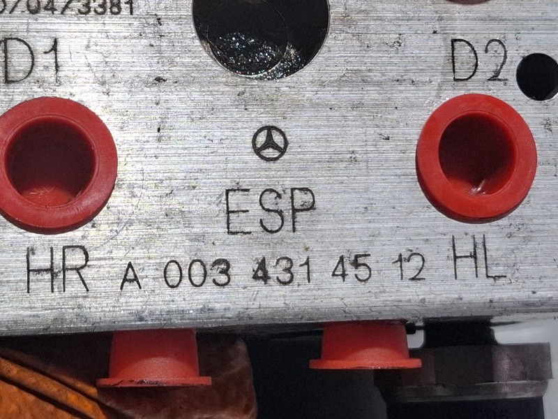 Recambio de modulo abs para daimler chrysler a 170 cdi referencia OEM IAM A0034314512 / 0265202412  