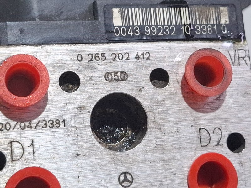 Recambio de modulo abs para daimler chrysler a 170 cdi referencia OEM IAM A0034314512 / 0265202412  