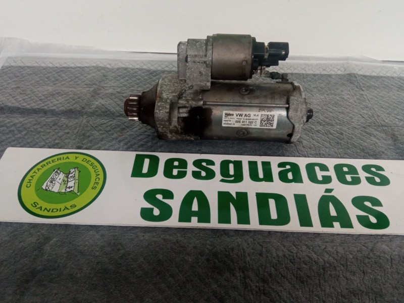 Recambio de motor arranque para seat león referencia OEM IAM 02E911022C  