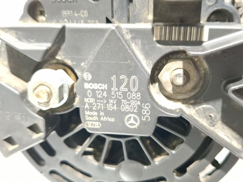Recambio de alternador para mercedes-benz c200 kompressor referencia OEM IAM A2711540802 / 0124515088  