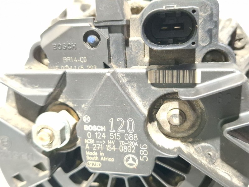 Recambio de alternador para mercedes-benz c200 kompressor referencia OEM IAM A2711540802 / 0124515088  