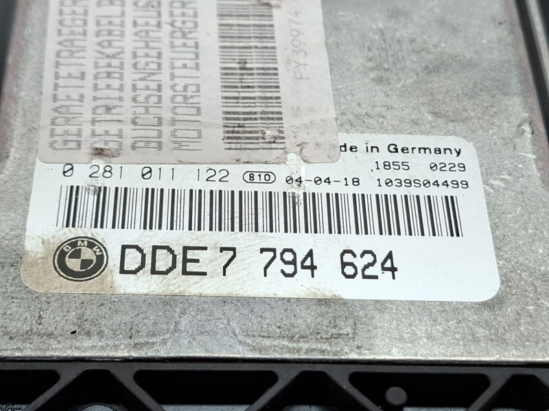 Recambio de centralita motor para bmw 3 (e46) 320 d referencia OEM IAM 7794624  