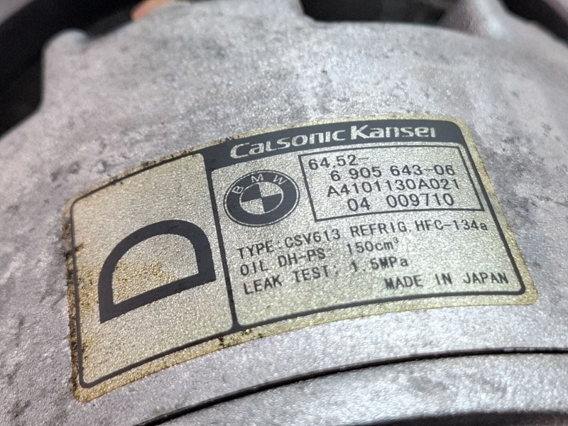 Recambio de compresor aire acondicionado para bmw 3 (e46) 320 d referencia OEM IAM 690564306  