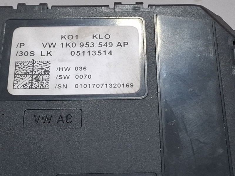 Recambio de mando multifuncion para skoda octavia ii (1z3) 2.0 tdi 16v referencia OEM IAM 1K5953503EN / 1K0953549AP / 1K0953519 