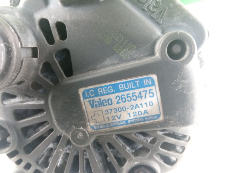 Recambio de alternador 120a 12v para hyundai i30 referencia OEM IAM 37300-2A110 2655475 