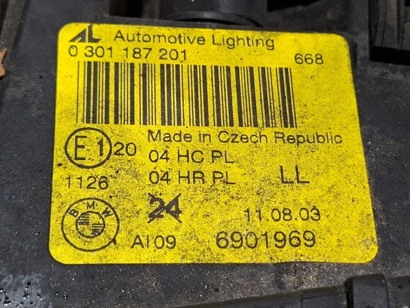 Recambio de faro delantero izquierdo para bmw 3 (e46) 318 i referencia OEM IAM 6901969 / 0301187201  