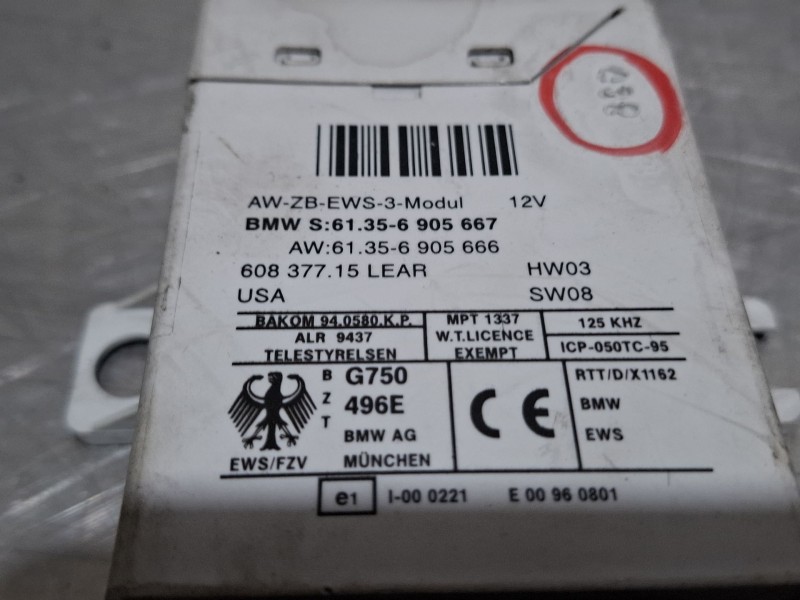 Recambio de modulo electronico para bmw 3 (e46) 318 i referencia OEM IAM 6905667  