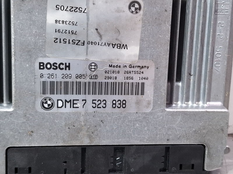 Recambio de centralita motor para bmw 3 (e46) 318 i referencia OEM IAM 7523838 / 0261209005  