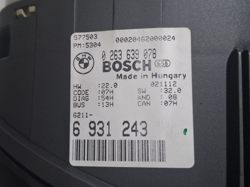 Recambio de cuenta kilometros para bmw 3 (e46) 318 i referencia OEM IAM 6931243 / 1036017005  