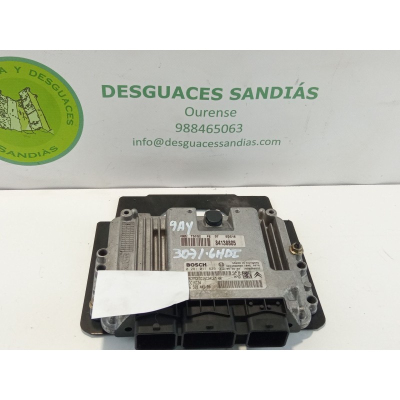 Recambio de centralita motor para peugeot 307 referencia OEM IAM 9658944580 0281011629 