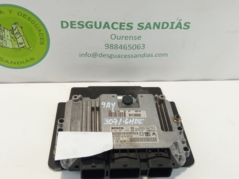 Recambio de centralita motor para peugeot 307 referencia OEM IAM 9658944580 0281011629 