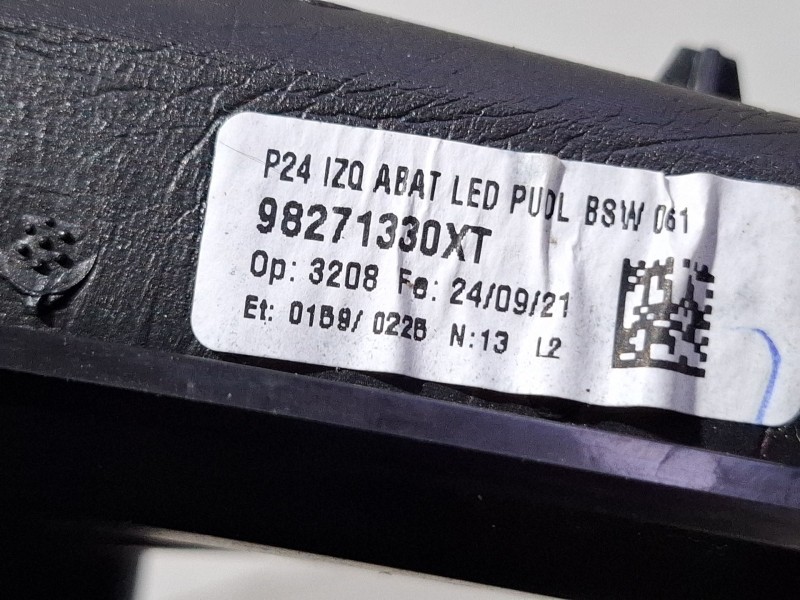 Recambio de espejo retrovisor izquierdo electrico para peugeot 2008 i (cu_) 1.2 thp 130 / puretech 130 referencia OEM IAM 982713