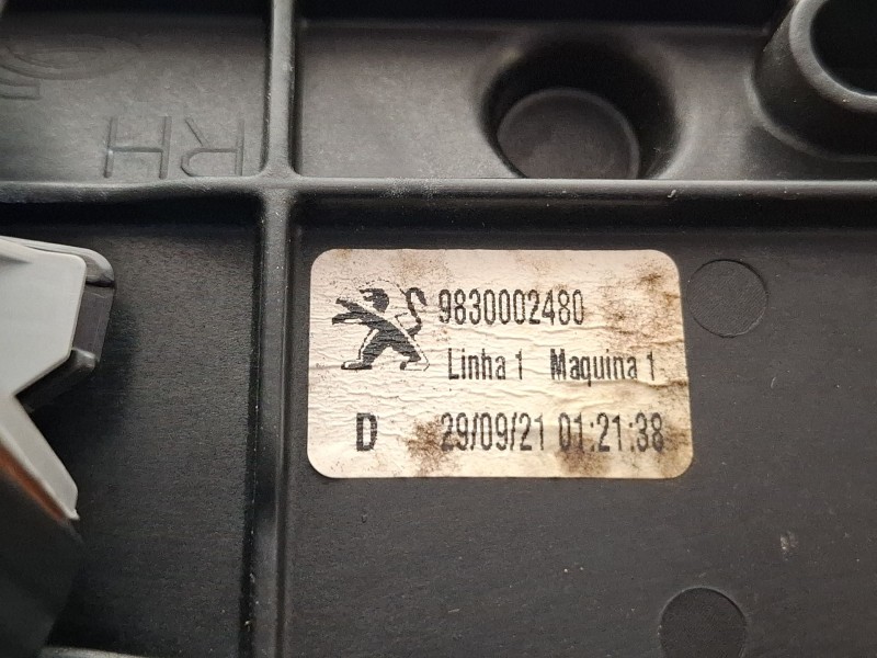 Recambio de elevalunas trasero derecho para peugeot 2008 i (cu_) 1.2 thp 130 / puretech 130 referencia OEM IAM 9830002480  