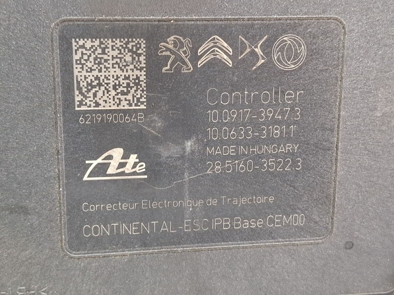 Recambio de modulo abs para peugeot 2008 i (cu_) 1.2 thp 130 / puretech 130 referencia OEM IAM 9842946180  