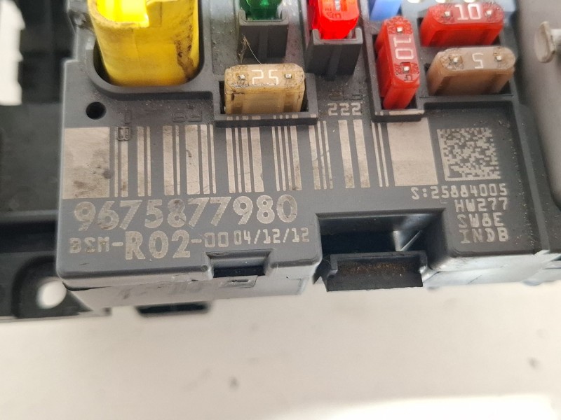 Recambio de centralita bsm para peugeot 407 referencia OEM IAM 9675877980  