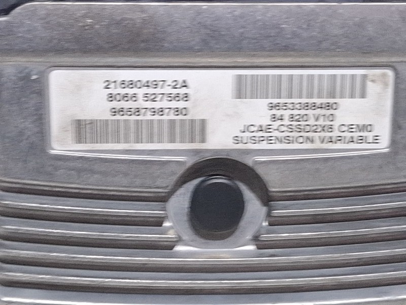 Recambio de centralita suspension para peugeot 407 referencia OEM IAM 9658798780  