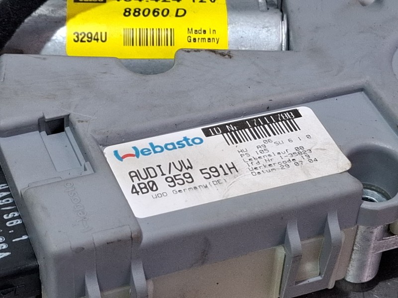 Recambio de motor techo electrico para audi a4 b6 (8e2) 2.5 tdi quattro referencia OEM IAM 4B0959591H / 404424  