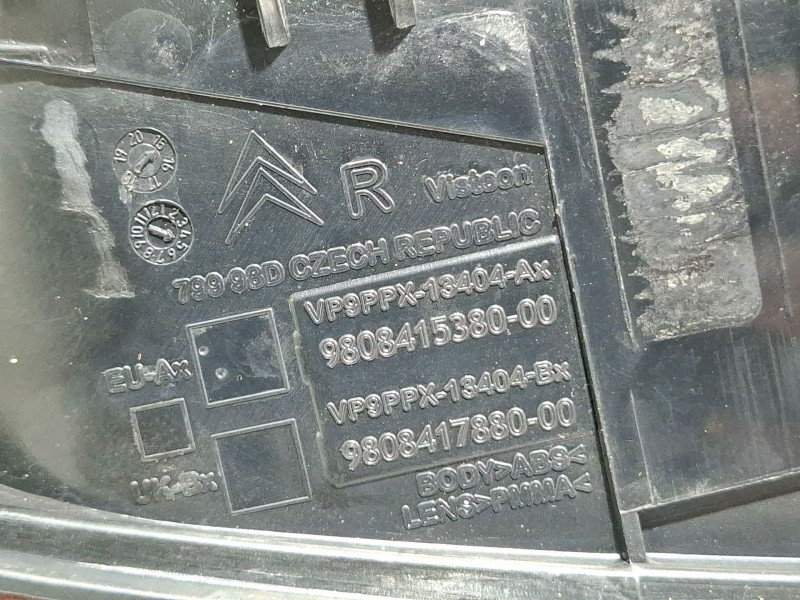 Recambio de piloto trasero derecho para citroën ds3 hdi blue referencia OEM IAM   