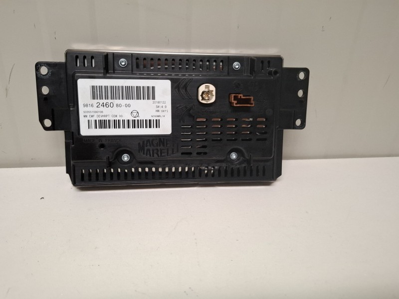 Recambio de pantalla multifuncion para citroën ds3 hdi blue referencia OEM IAM 9816246080  