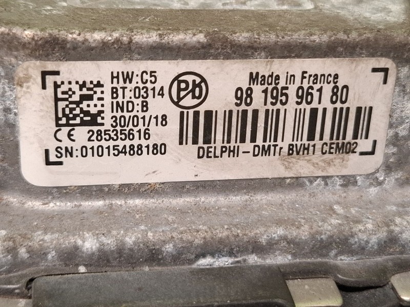 Recambio de centralita start / stop para citroën ds3 hdi blue referencia OEM IAM 9819596180  