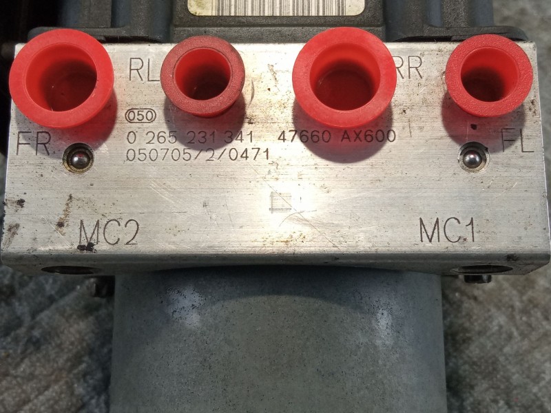 Recambio de modulo abs para nissan micra referencia OEM IAM 0265231341  