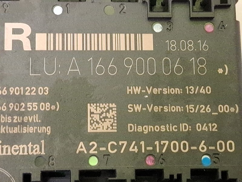 Recambio de modulo electronico para mercedes-benz cla 200 d referencia OEM IAM A1669000618  