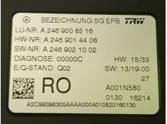 Recambio de modulo electronico para mercedes-benz cla 200 d referencia OEM IAM A2469008516   2