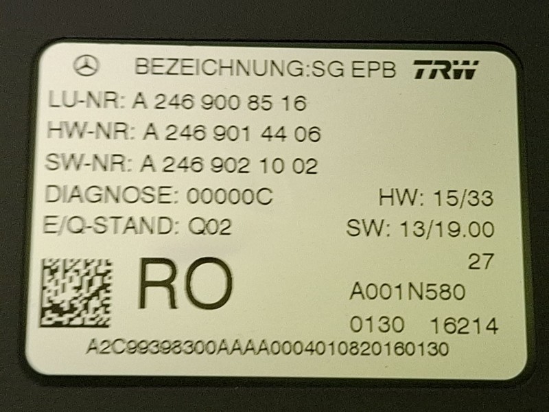 Recambio de modulo electronico para mercedes-benz cla 200 d referencia OEM IAM A2469008516  