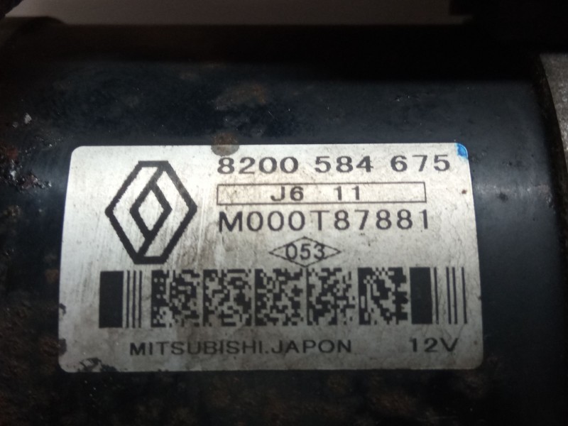 Recambio de motor arranque para renault megane referencia OEM IAM 8200584675  