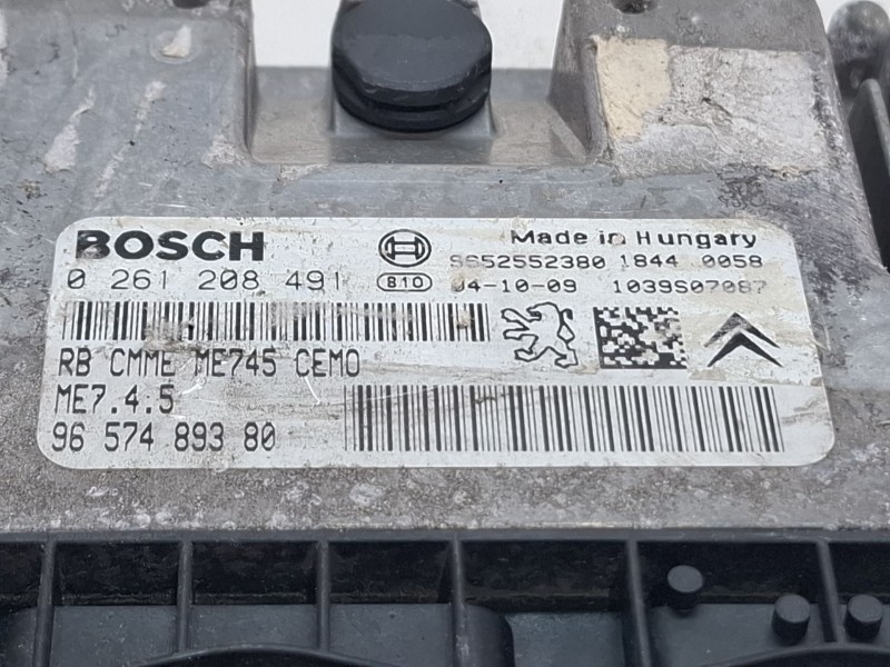 Recambio de centralita motor para citroën c4 referencia OEM IAM 9657489380 / 0261208491  