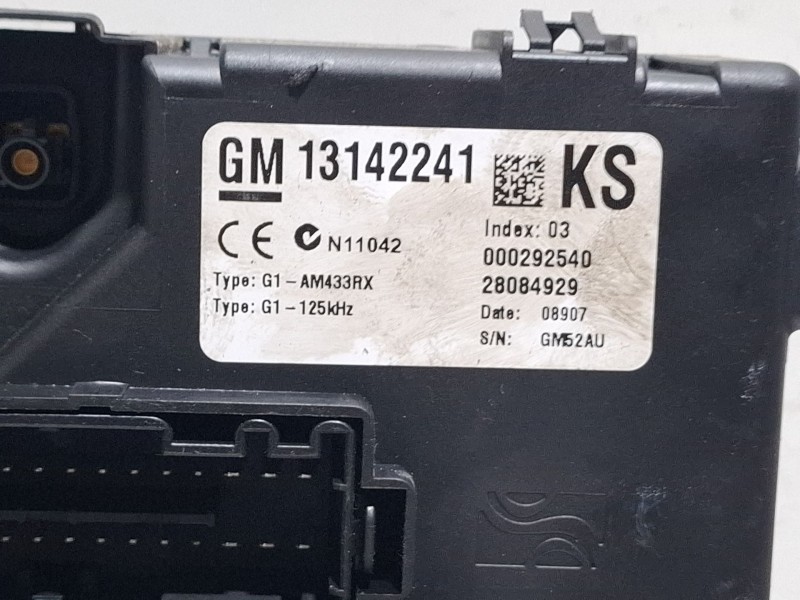 Recambio de centralita check control para opel corsa referencia OEM IAM 13142241K  