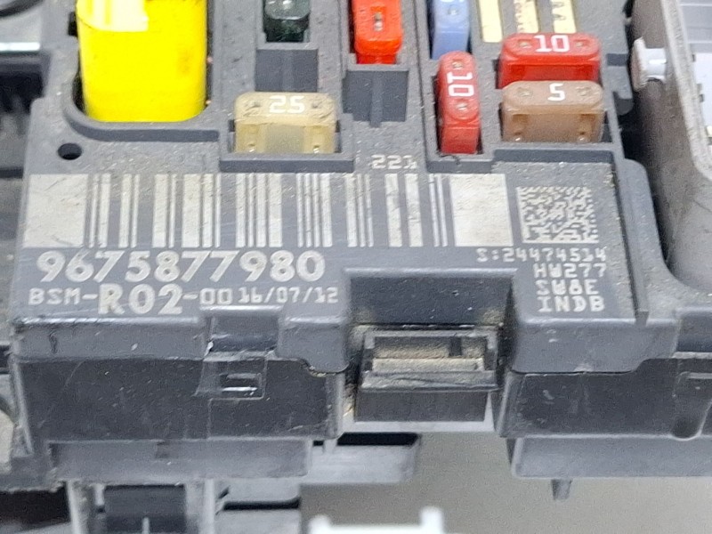 Recambio de centralita bsm para peugeot 407 referencia OEM IAM 9675877980  