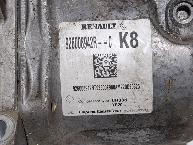 Recambio de compresor aire acondicionado para dacia lodgy (js_) 1.5 blue dci 115 (jsjt) referencia OEM IAM 926008942R  