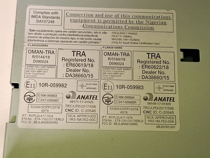 Recambio de navegador para dacia lodgy (js_) 1.5 blue dci 115 (jsjt) referencia OEM IAM 281159596R  