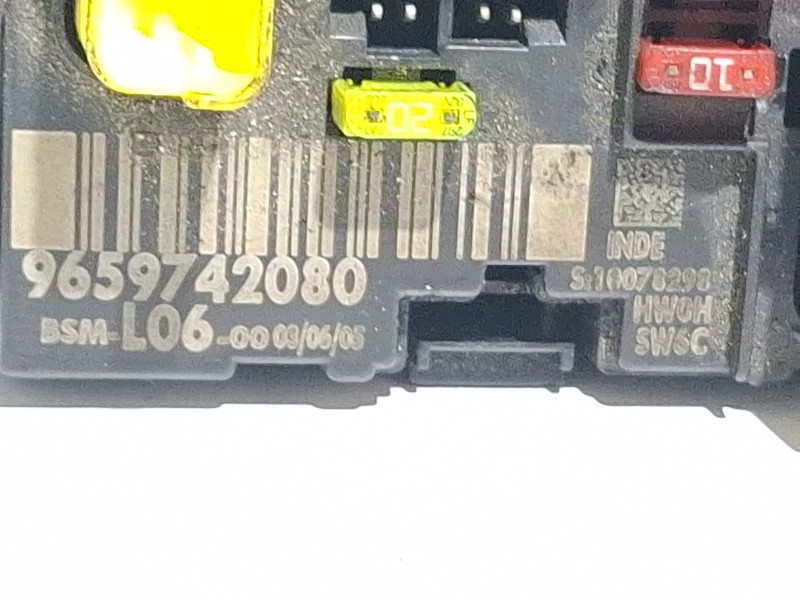 Recambio de centralita bsm para peugeot 307 referencia OEM IAM 9659742080 / L06  